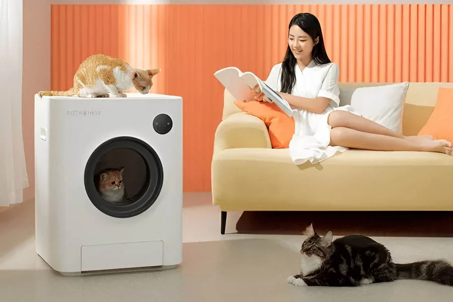 electronic cat litter